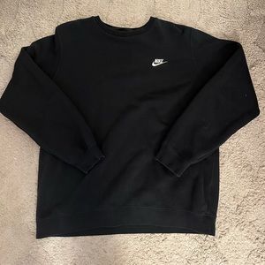 Men’s Black Nike Sweatshirt, Size Large